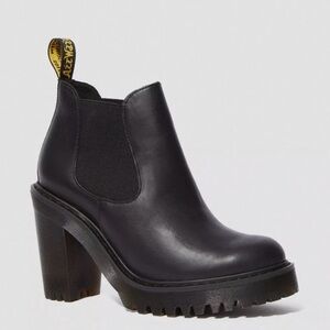 Dr. Martens Hurston leather heeled boot